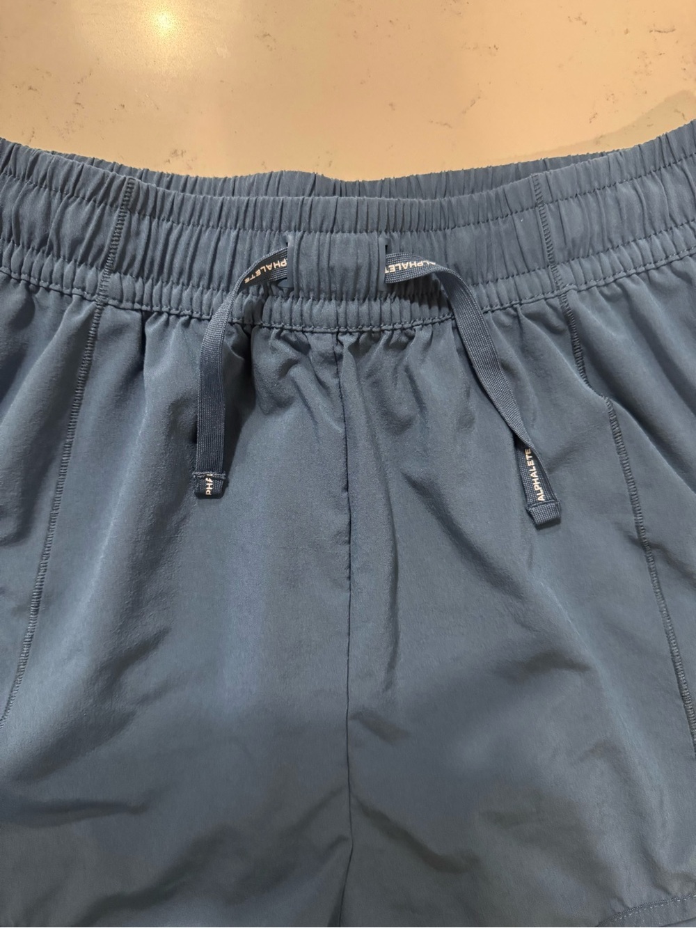 Alphalete Running Shorts Small Blue Athletic Gym Training Activewear - Picture 5 of 8